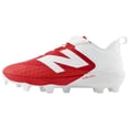 thumbnail image 2 of New Balance Mens 4040V8 Low TPU Molded Baseball Cleats Red/White 9.5, 2 of 4