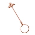 thumbnail image 3 of Injueey Clip de anillo Manos libres Soporte de anillo ajustable Soporte de joyería de mano de latón universal, 17 mm, oro rosa encendedores oro rosa 17 mm Injueey HA003789-03, 3 of 6