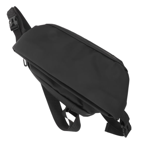 ELAYARD Men's Black Polyester Single Shoulder Crossbody Bag for Travel, Work, and Daily Use