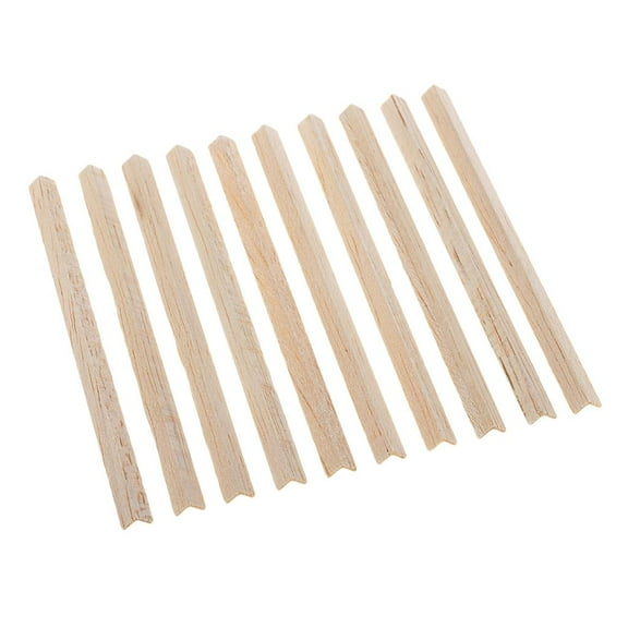 10 Pcs Premium DIY Model Making Crafts Balsa Wood L Shapes Natural 100mm
