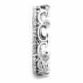 thumbnail image 4 of High polished (no plating) Stainless Steel Ring with AAA Grade CZ in Clear for Women Style DA267, 4 of 5