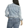 thumbnail image 2 of Silver Jeans Co. Plus Size Fitted Denim Jacket, Waist Sizes 1X-3X, 2 of 3