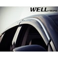 thumbnail image 4 of Wellvisors Side Window Visors Deflectors Rain Guards With Chrome Trim for 2007-2015 Infiniti G25 / G37 3-847IN006, 4 of 13