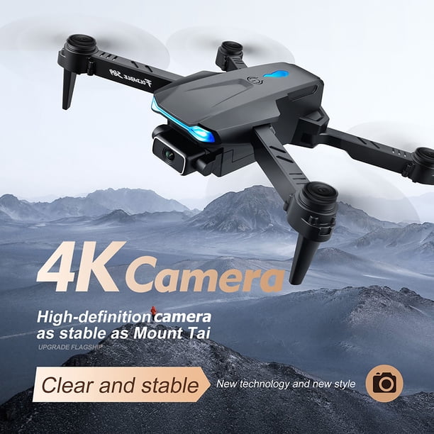S89 4K HD Cámara única Drone RC plegable de 2,4 GHz con batería (Negro)