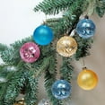 thumbnail image 3 of 12Pcs 6cm Christmas Decoration Ball Printed Surface Matte Hand Painted Transparent Texture  Tree Hanging Ball for Christmas Rose Gold 6 cm, 3 of 13