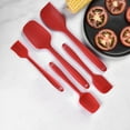 thumbnail image 4 of All-in-one silicone kitchenware 5-piece spatula set baking tools, spatula, oil brush set, 4 of 18