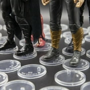 60PCS Action Figure Base for 6 inch MOTU DC GI JOE Figures Stand Toy Accessories