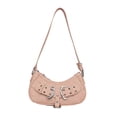 thumbnail image 1 of Bolso de hombro jinwen de PU para mujer rosa, 1 of 8