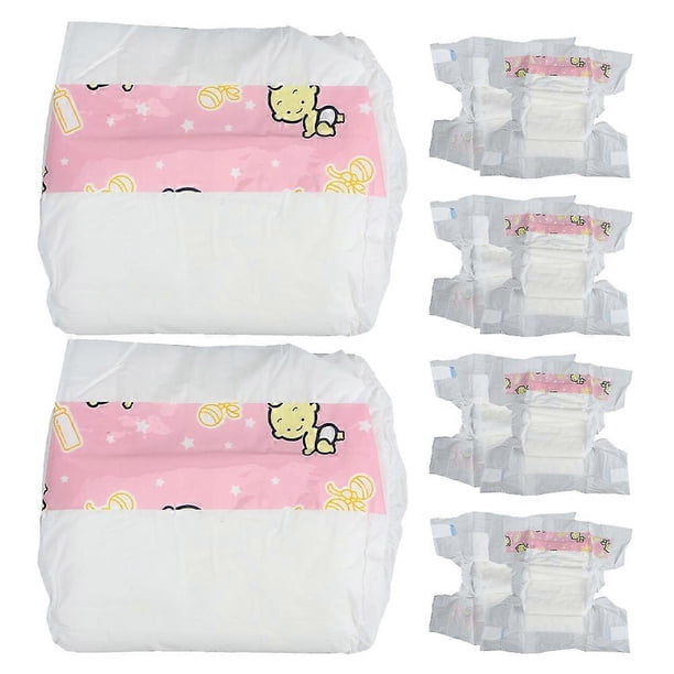 10pcs Doll Dress Up Diapers Replacement Doll Nappies For Kids Pretend Play Toy Decorative Nappies For Baby Dolls Accessories Simulation Diapers