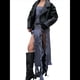 thumbnail image 2 of Vestido de Fiesta Elegante de Verano para Mujer, Sin Tirantes, Tubo, Midi, Ajustado, con Volantes Irregulares y Borlas Azul L, 2 of 7