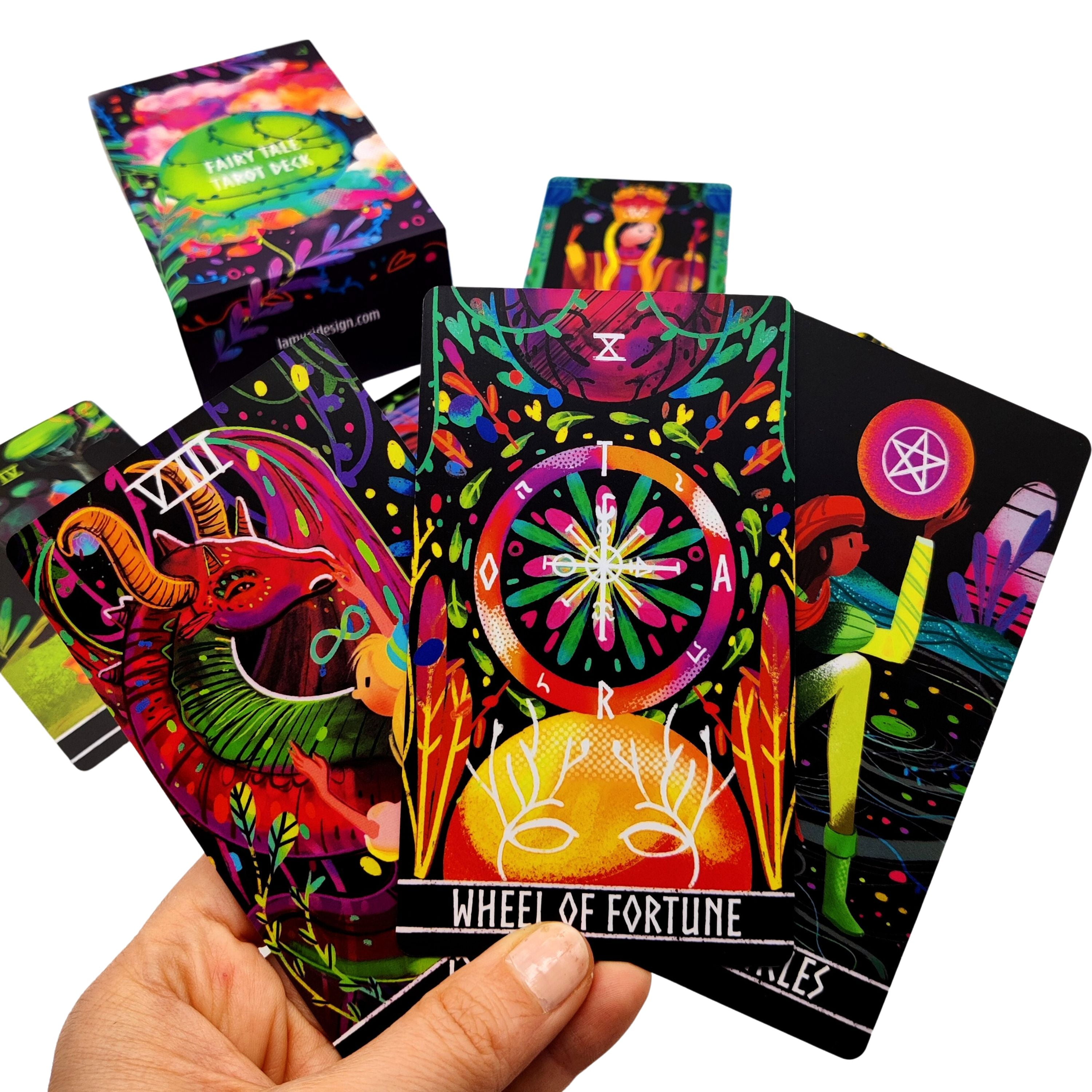 La Muci Fairy Tale Tarot Card Games with Guidebook 350gsm art paper