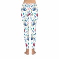 thumbnail image 4 of SUNENAT Funny Beach Palm Tree Surfboard Women's Stretchy Capri Leggings Yoga Running Pant M, 4 of 4