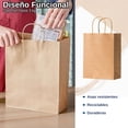 thumbnail image 3 of Kit de 50 Bolsas de Papel Kraft Bluelander, Café, 3 of 5