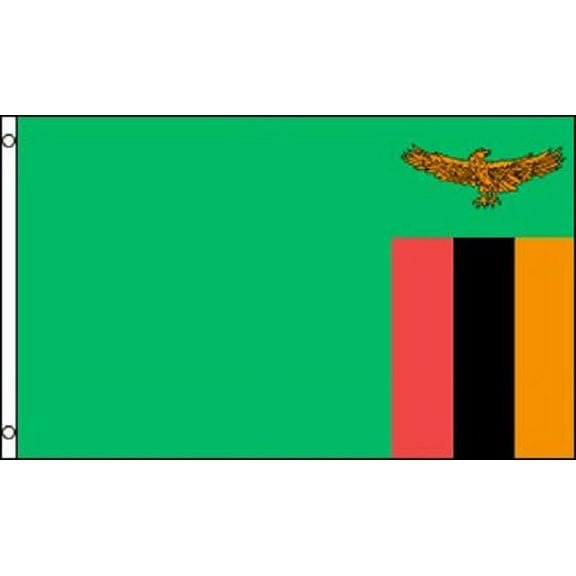 3x5 Zambia Flag African Banner Country Pennant
