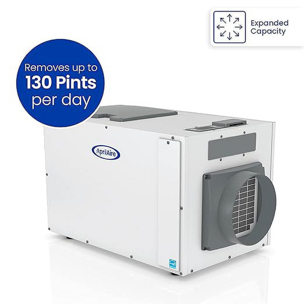Aprilaire E130 130 Pint 7200 sq ft Whole Home Dehumidifier - Low Maintenance