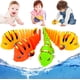 thumbnail image 1 of Uds. De juguetes de peces de dibujos animados oscilantes con cuerda, pez robot para bañarse, para niños de 1 a 5 años, juguetes interactivos para padres e hijos, colores aleatorios, 1 of 5