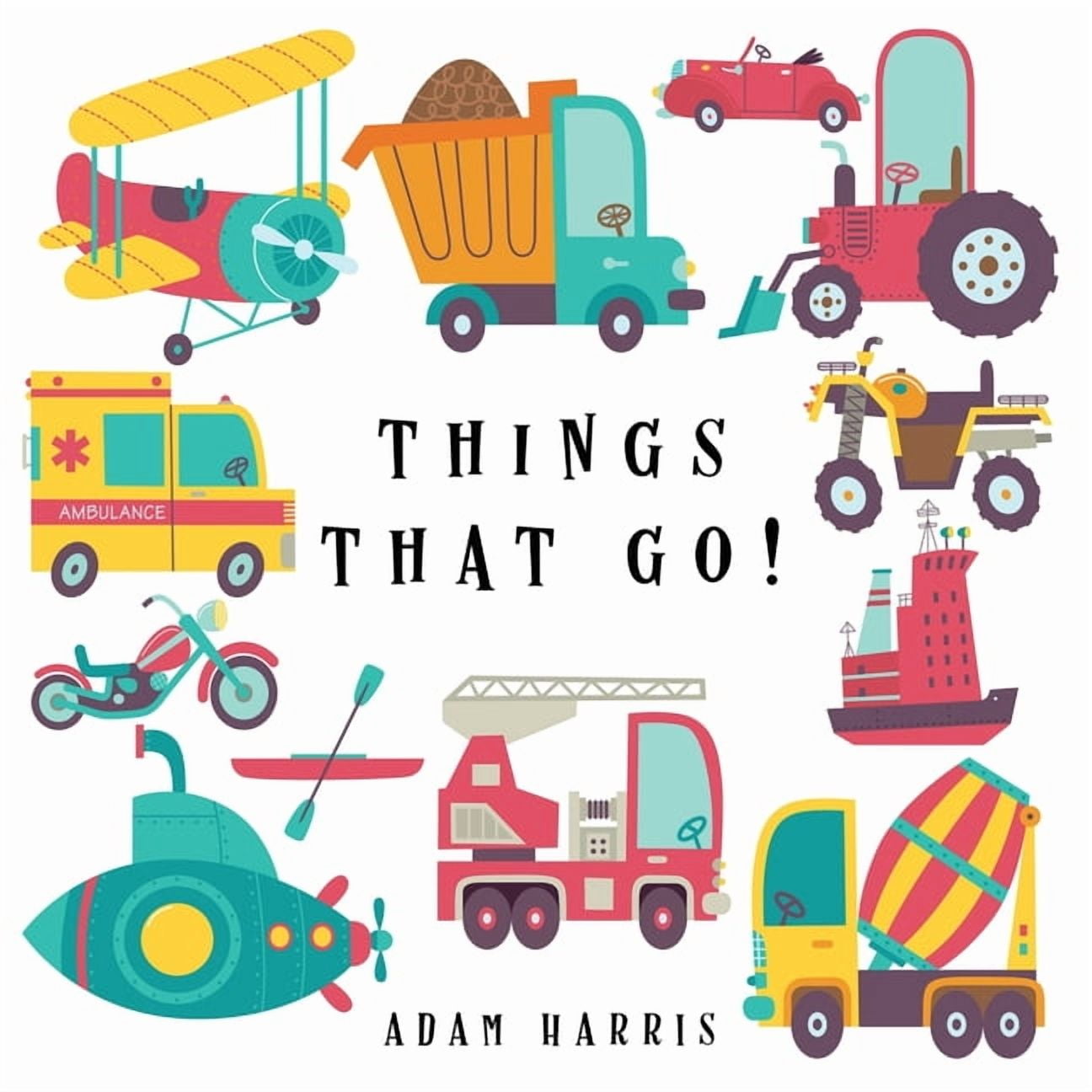 I Spy Books Ages 2-5 Things That Go!: A Guessing Game for Kids 3-5, Book 2, (Paperback)