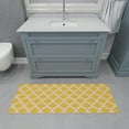 thumbnail image 5 of Ottomanson Trellis Kitchen Runner Rug 2'2" x 6' - Non Slip Low Pile Carpet, Yellow, 5 of 13