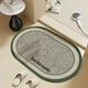 thumbnail image 4 of Alfombrilla de baño antideslizante absorbente de agua, 40x60cm, goma negra, estilo moderno, secado rápido, fácil limpieza, para ducha, bañera, zona de lavabo, 4 of 5