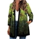 thumbnail image 2 of ICHUANYI Liquidación Chaqueta de Mujer Diario Vacaciones Entrenamiento Cultivo Otoño Invierno Cárdigan Abrigo de Punto Abierto Casual Manga Larga Estampado Floral Top ICHUANYI WER202308256526, 2 of 9