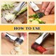 thumbnail image 4 of Corta verduras Cateissary Gadget rebanador de alimentos 3 piezas cuchillo de Acero inoxidable, 4 of 6