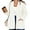A5-RX-Beige White, variant on Women's Plus Open Front Fall Cardigan V Neck Sweater Long Sleeve Causal Button Down Soft 3X Latte Warm Knit Cardigan