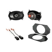 Kicker Jeep Wrangler TJ 97-04 46CSC464 4x6" Speakers, HA-726512 Harness & Kit