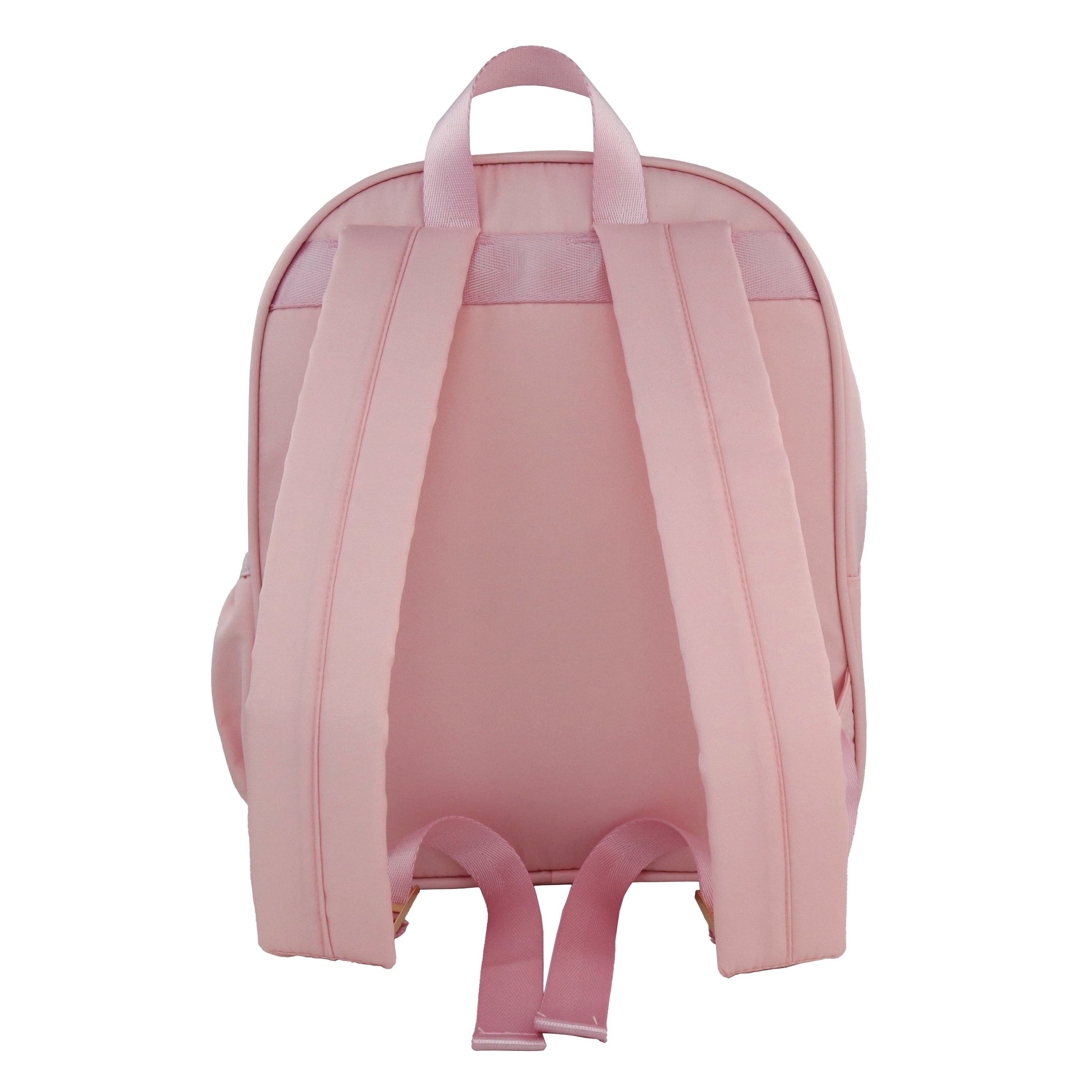 Hello Hobby Nylon Backpack, Customizable Travel Book Bag for Crafts, School, and Everyday Use, Pink