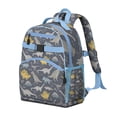 thumbnail image 2 of Cartoon Dinosaur Backpack - Lightweight Waterproof Bag with Spacious Compartments, 2 of 5