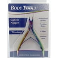 thumbnail image 2 of Body Toolz Stainless Steel Titanium Cuticle Nipper 1/2 Jaw Double Spring Extremely Sharp, 2 of 3