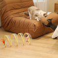 thumbnail image 1 of S-type Cat Tunnel Toy Foldable Channel Zihi Cat Toy, 1 of 3
