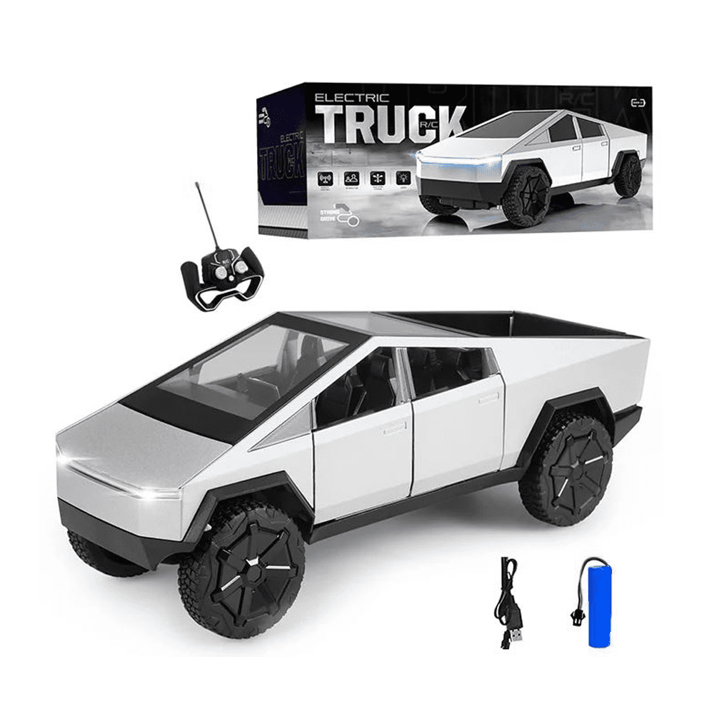 Hot Wheels Toy Power RC 1:10 Tesla Cyber Truck - Walmart.com