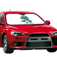 thumbnail image 2 of Disketp Windshield Sun Shade, Car Sun Shade For Front Window Cute Dinosaur Sunshades Sun Visor Protector Blocks Uv Rays Foldable, 2 of 9