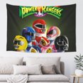 thumbnail image 1 of Tapiz de pared de Power Rangers para sala de estar, dormitorio, mantas de pared para dormitorio, póster de fondo de fiesta de arte de pared, 60 x 40 pulgadas, negro, 1 of 8