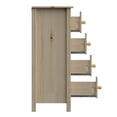 thumbnail image 5 of From the Tree Furniture Solid Pine Wood 4-Drawer Dresser for Bedroom Clothes Storage, 5 of 9