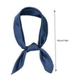 thumbnail image 3 of Elegant Silk Like Square Scarf Soft Neck Scarf Handkerchief For Formal Outfit Fashionable Women and Professional Use, 3 of 9