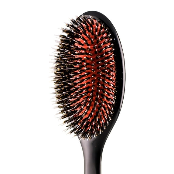 Med , Denman Porcupine Style Grooming Brush , Hair Scalp Head - Pack of 3 w/ SLEEKSHOP Teasing Comb