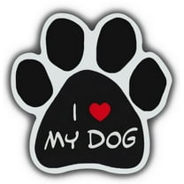 Dog Paw Shaped Magnets: I Love My Dog | Cars, Trucks, Refrigerators