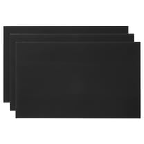Uxcell Anodized Aluminum Sheet Metal, Laser Plates Engraving Blanks Rectangle for Crafting DIY House Laser Engraving Black 6x10 inch 3Pcs