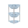 thumbnail image 2 of Honmine Multifunctional Plastic Storage Basket Floor Tripod Kitchen Vegetable and Fruit Storage Rack Drain Rack, 2 of 6