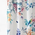 thumbnail image 3 of Lush Decor Fantasia Shower Curtain Single 72" W x 72" L Teal & Blue - Floral Shower Curtains - Tropical Bath Curtain - Bird Print - Modern Decor, 3 of 7