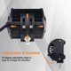thumbnail image 5 of Foco LED de trabajo de 4 pulgadas y 60 W, foco combinado de inundación, luz antiniebla, lámpara de conducción, faro LED de 4 pulgadas, alcance de luz largo, para vehículos todoterreno,, 5 of 5