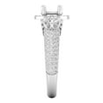 thumbnail image 4 of Dazzlingrock Collection 1.80 Carat (ctw) 18K Round White Diamond Bridal Semi Mount Engagement Ring, White Gold, Size 5.5, 4 of 4