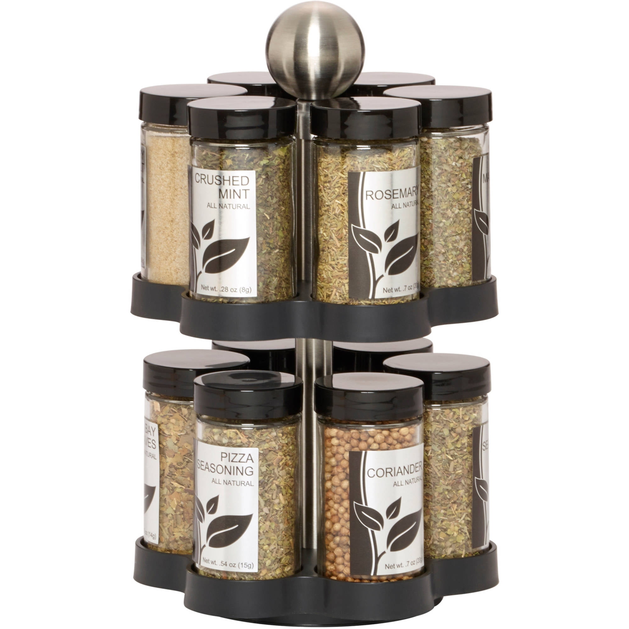 Kamenstein twelve jar madison revolving spice rack walmart com