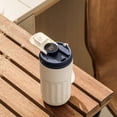 thumbnail image 5 of 450ML Smart ThermosBottle de Café con Temperatura LED Digital Térmica de Acero Inoxidable con Vaso Frascos Portátiles,D, 5 of 5