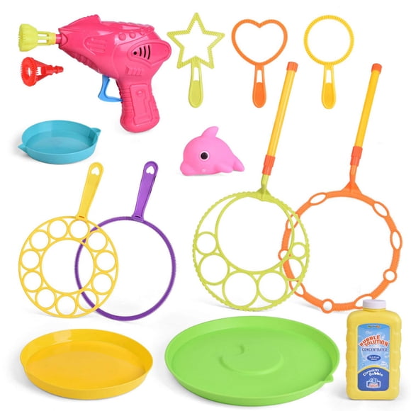 Fun Little Toys Bubble Gun,Bubble Machine,Bubbles,Bubbles for Kids,Bazooka Bubble Gun,Bubble Bazooka,Money Gun,Bazooka Bubble Machine Gun,Bubbles Bulk,Bubble Machine for Kids,Bubble Solution