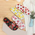 thumbnail image 3 of B91xZ Women's Rhinestone Sandals Fashion Woven Open Toe Slip On Slides Strappy Beach Sandals Slippers For Summer,Yellow 8.5, 3 of 5