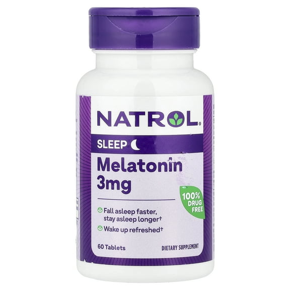 Natrol Melatonin 3mg Tabs, 60 Ct