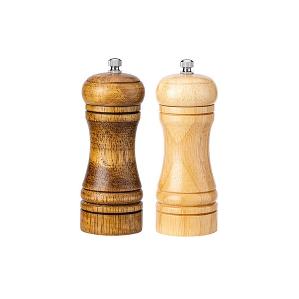 2 Piezas Granulador Pimienta para Restaurante (5 Pulgadas)