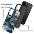 thumbnail image 4 of FKBRCL4U Compatible with iPhone 11 Pro Case, Blue Gold Clouds Mountains Pattern for Girl Full Body Design Soft Silicone Drop Shock Scratch Protection for iPhone 11 Pro, 4 of 7